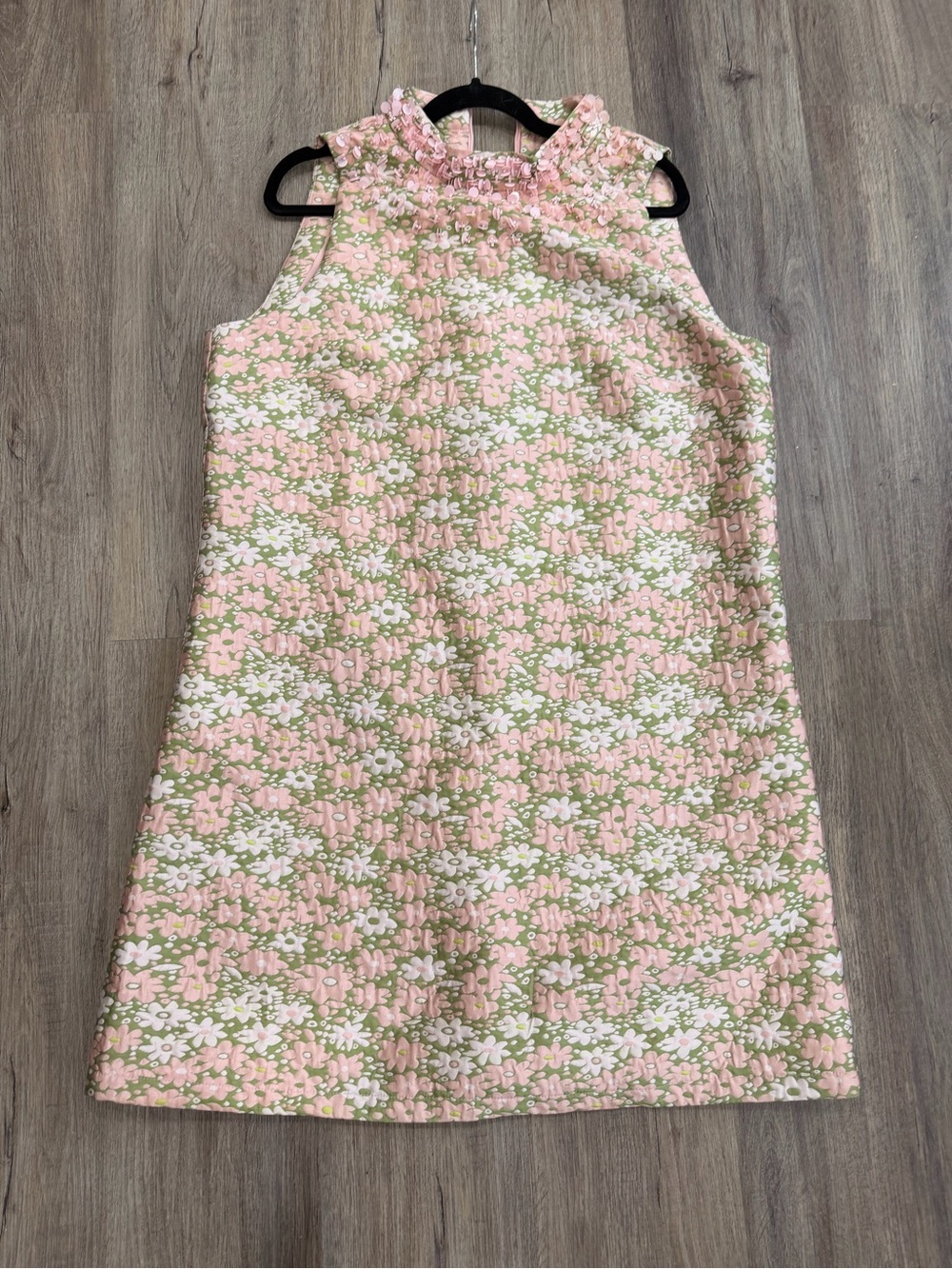 EUC!! Tuckernuck Camellia Pink Adelaide Dress Floral Jacquard XL